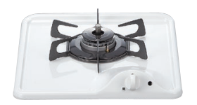 コンパクトタイプ１口グリルレス  ３０cm　DC1004SA（ホーロートップ）ハーマン