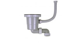 浅型（短尺）排水部品S-MPOBヨコ150（ポケットシンク対応）（直管）