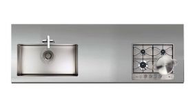 ステンレスワークトップGQJS15L D851~900 W1050~3850mm ステンレスワークトップGQJS15L D851~900 W1050~3850mm