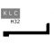 メラミンカウンターKLC：D=650：Ⅰ型・汎用・バックガード付
