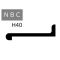 メラミンカウンターNBC：D=600：Ⅰ型・汎用・バックガード付